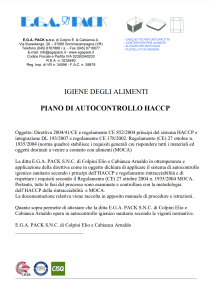Certificazione IQNet - E.G.A.PACK